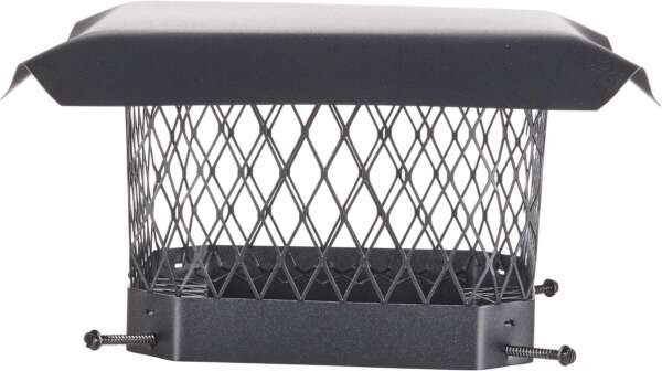 Shelter 12" x 16" Single Flue Bolt-On Chimney Cap, Fully Assembled, Galvanized Steel