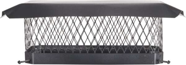 Shelter 9" x 18" Single Flue Bolt-On Chimney Cap, Fully Assembled, Galvanized Steel
